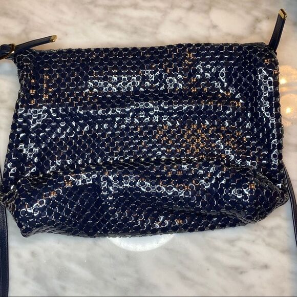 Whiting and Davis cross body alumesh purse - Picture 7 of 9